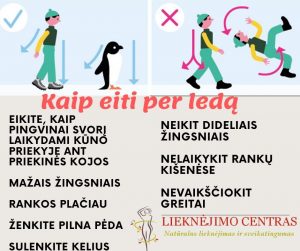 kaip vaikščioti ant ledo
