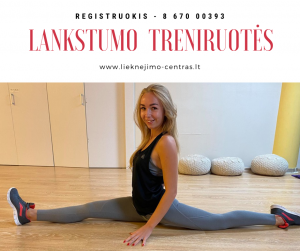 lankstumo treniruotės