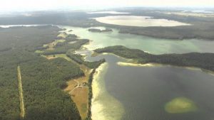 Baltųjų Lakajų kraštovaizdis. Kiek toliau ežeras Kertuoja