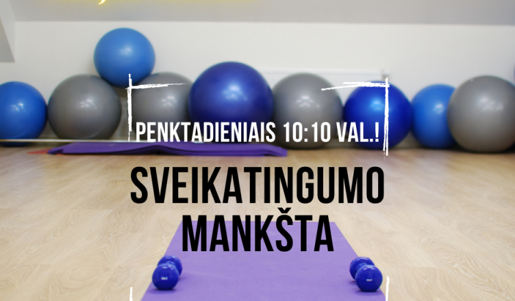 naujas laikas 10 val. treniruotė penktadienį