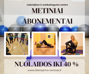 metiniai abonementai