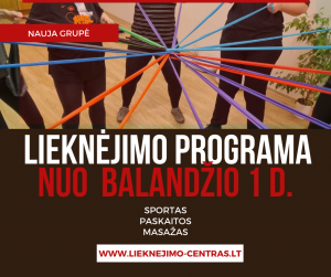 lieknėjimo programos startas