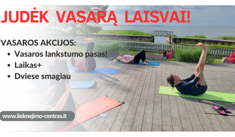 vasaros sporto abonementai