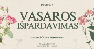 vasaros sporto abonementų išpardavimas