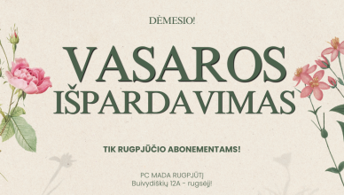vasaros sporto abonementų išpardavimas