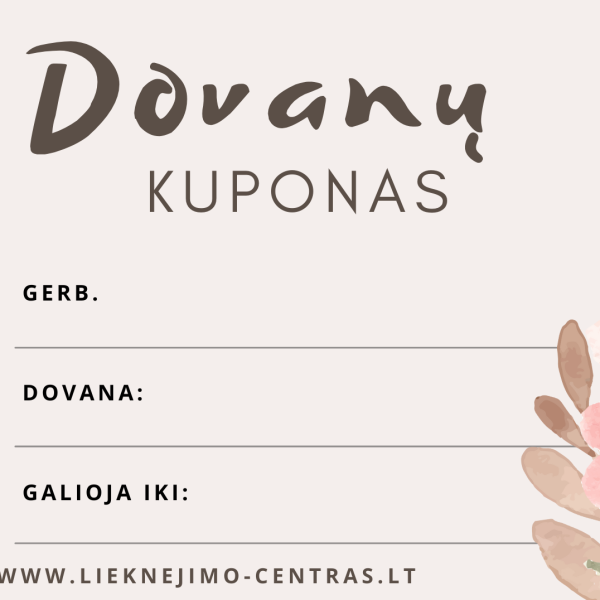 Dovanų kuponas