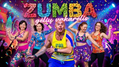 zumba vakarėlis zumba gėlių vakarėlis